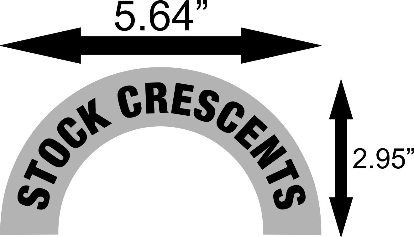 Helmet Crescent Decals