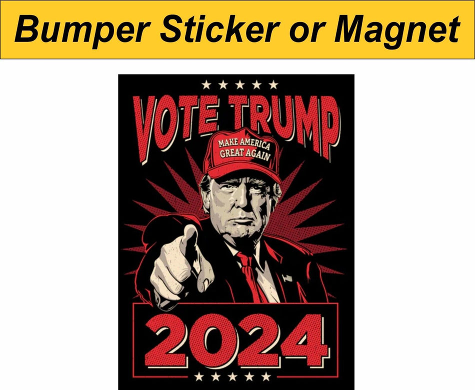 Trump 2024 VOTE TRUMP 2024 MAGA Exterior Decal