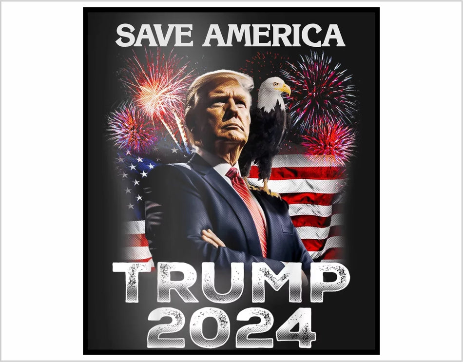 Trump SAVE AMERICA TRUMP 2024 Exterior Decal