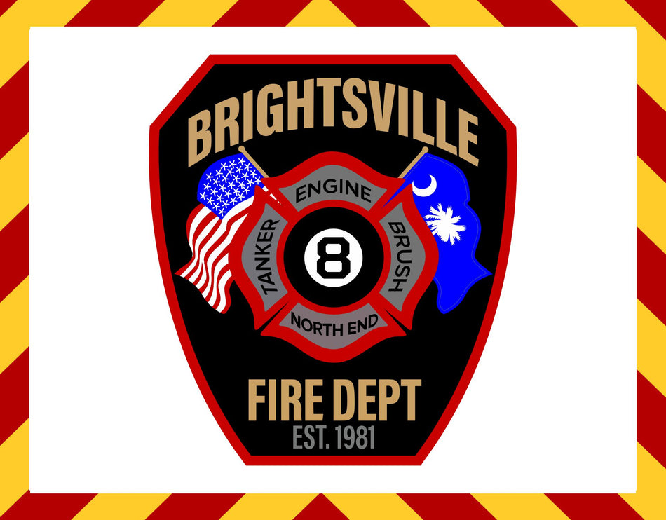 Brightsville Fire Dept. Customer Decal