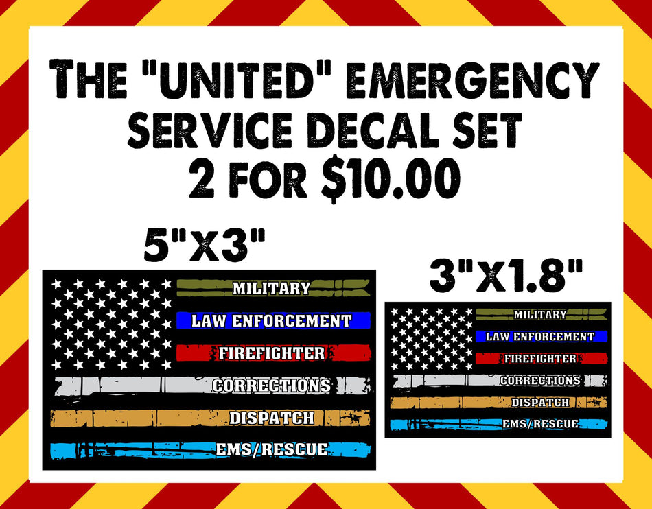 United Fire and Emergency Decal Set