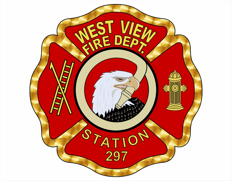 West View Fire Department Customer Decal