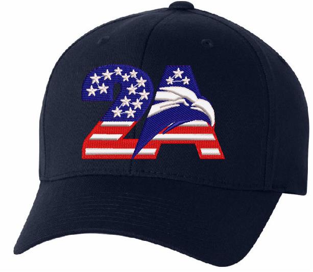2nd Amendment 2A Eagle Flex Fit Embroidered Hat - Powercall Sirens LLC
