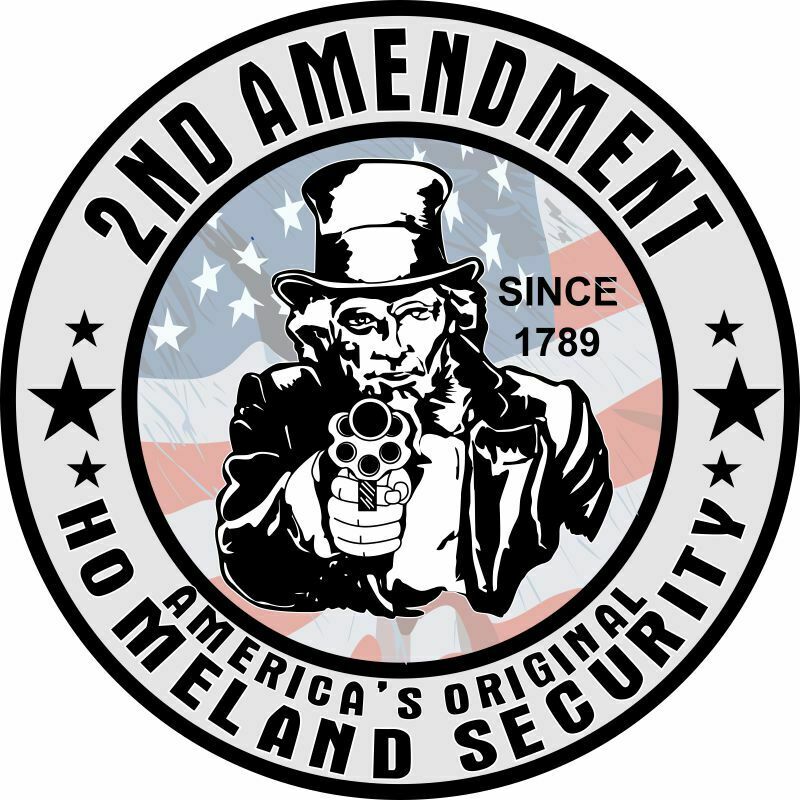 2nd Amendment Homeland Security Decal – Powercall Sirens LLC