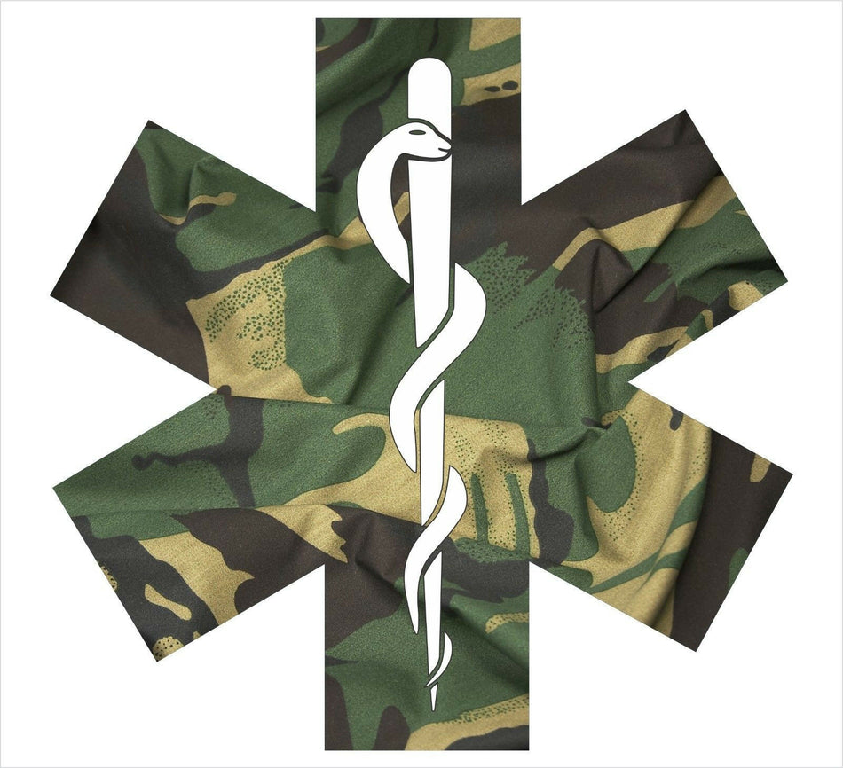 Camouflage EMS Star decal - Powercall Sirens LLC