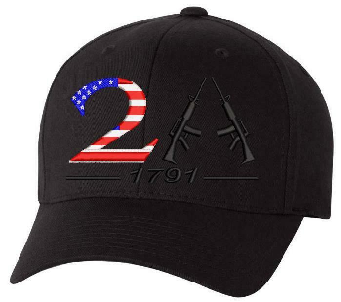 2nd Amendment 1791 AK-47 USA Style 2 Embroidered Hat