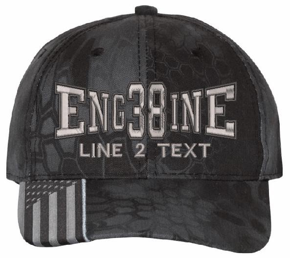 Engine 38 Style Kryptek Embroidered Hat - Powercall Sirens LLC