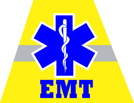 White Line EMT Helmet Trapezoid - Powercall Sirens LLC