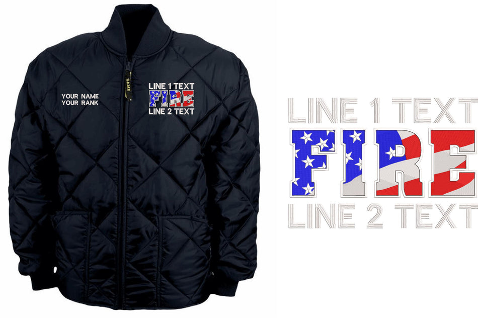 USA FIRE design Custom 1221 Bravest Jacket