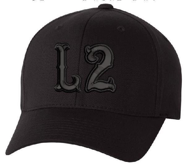 Boxcar Style Blackout Embroidered Hat - Powercall Sirens LLC