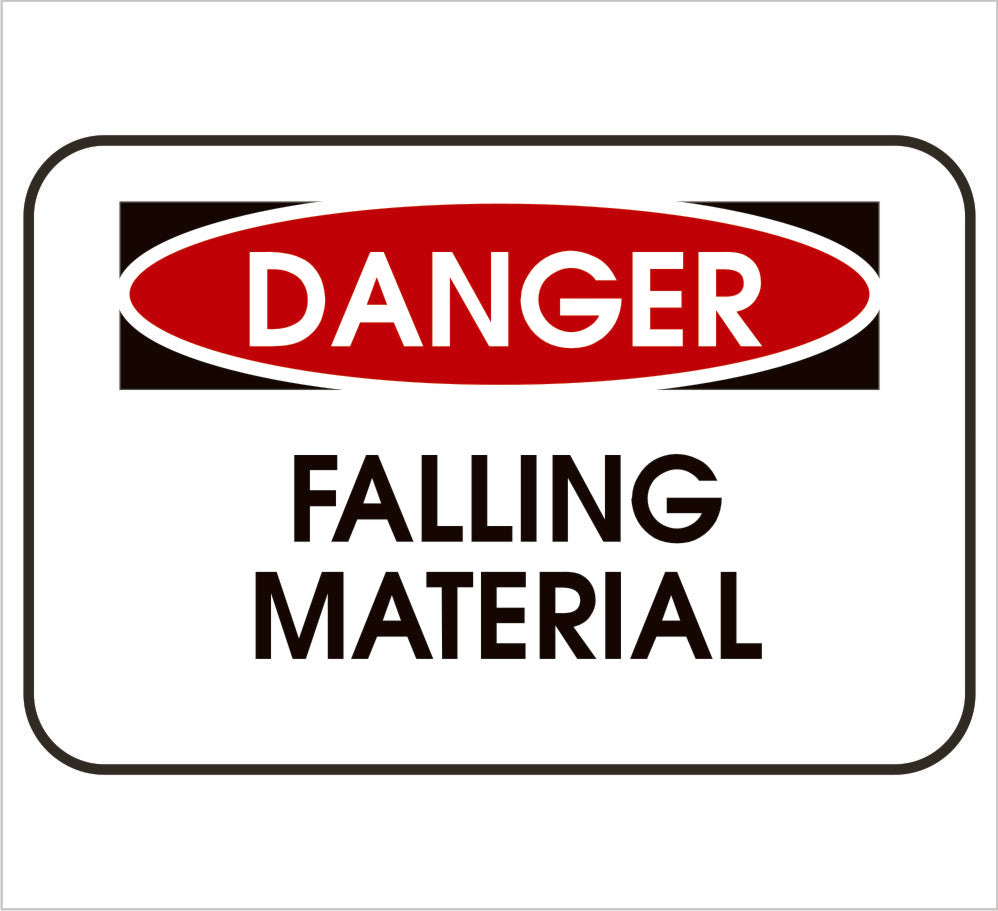 Falling Material Danger Decal – Powercall Sirens LLC