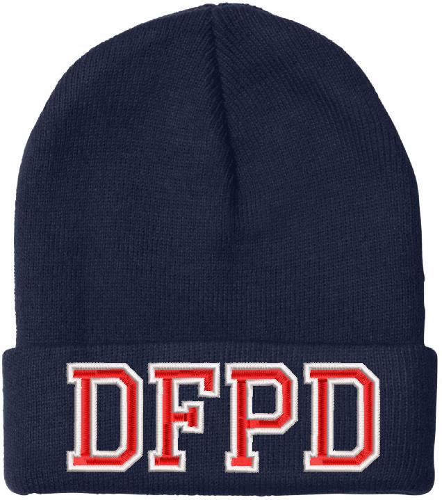 DFPD Dual ColorEmbroidered Winter Hat