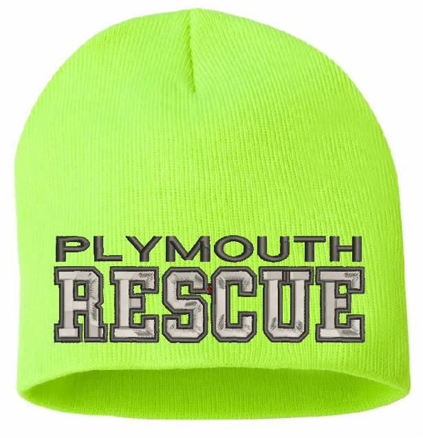 Plymouth Rescue Embroidered Winter Hat - Powercall Sirens LLC
