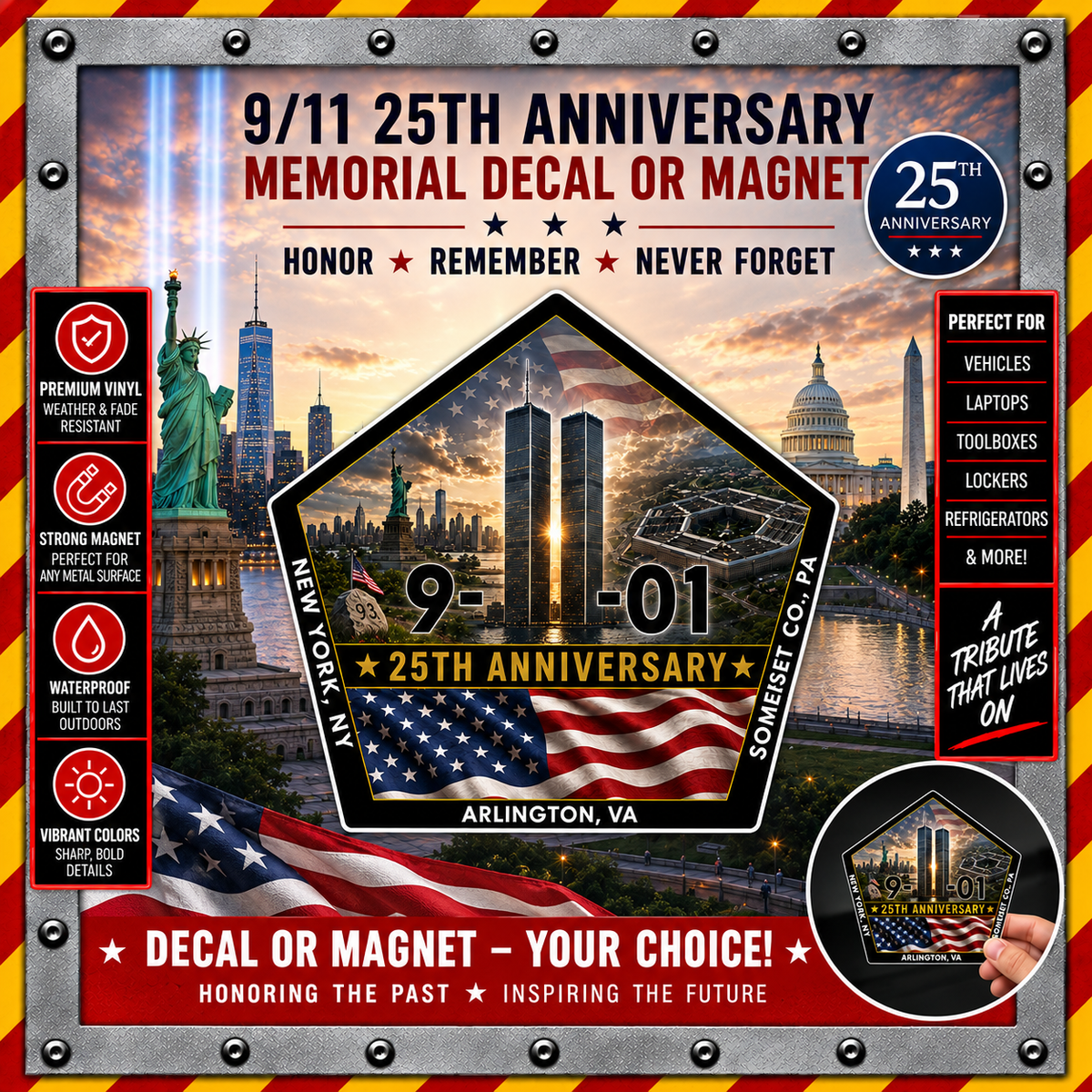 Memorial Decals