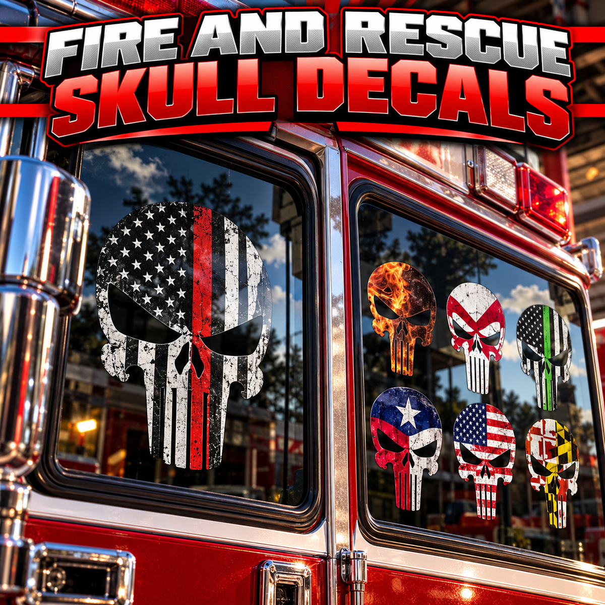 Punisher Skull Decals