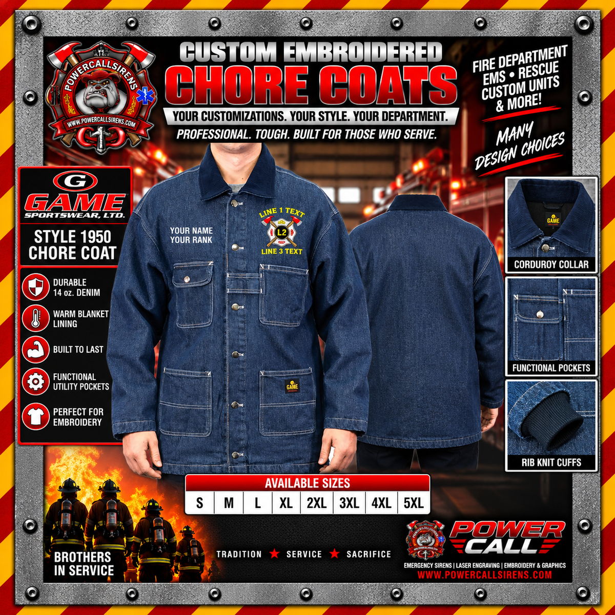 Denim Chore Coat 1850 Jackets