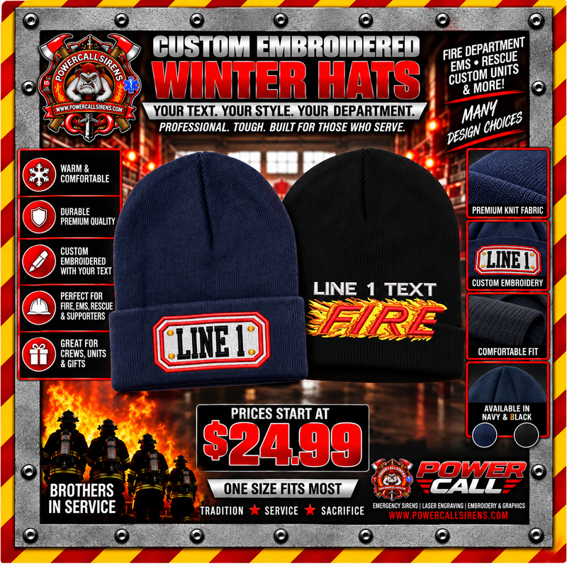 Winter Hats - Custom Embroidered