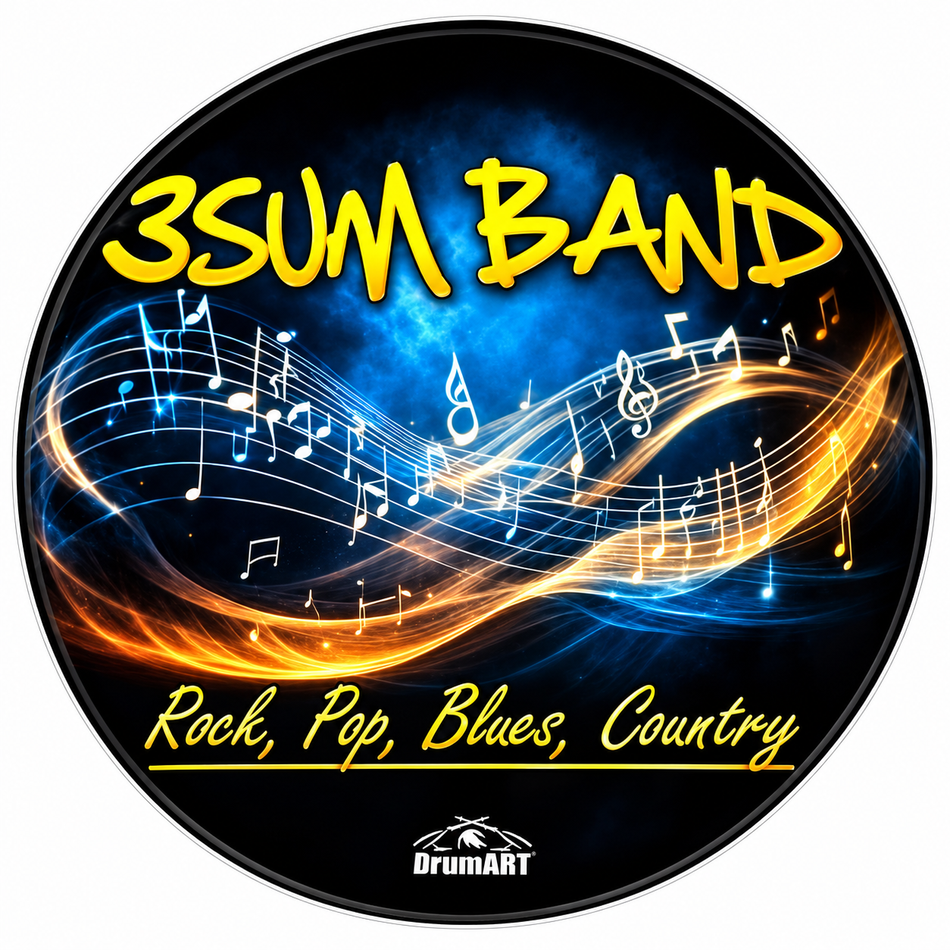3 Sum Band Circle Customer Decal – Economy Bulk Decals sqd.1