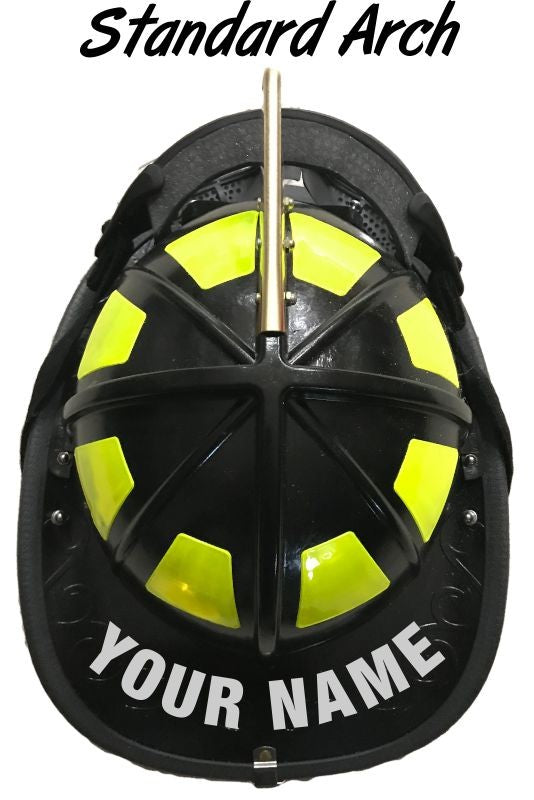 Firefighter Helmet Decal Vinyl Helmet Name Union 97 Font Helmet Name Decal