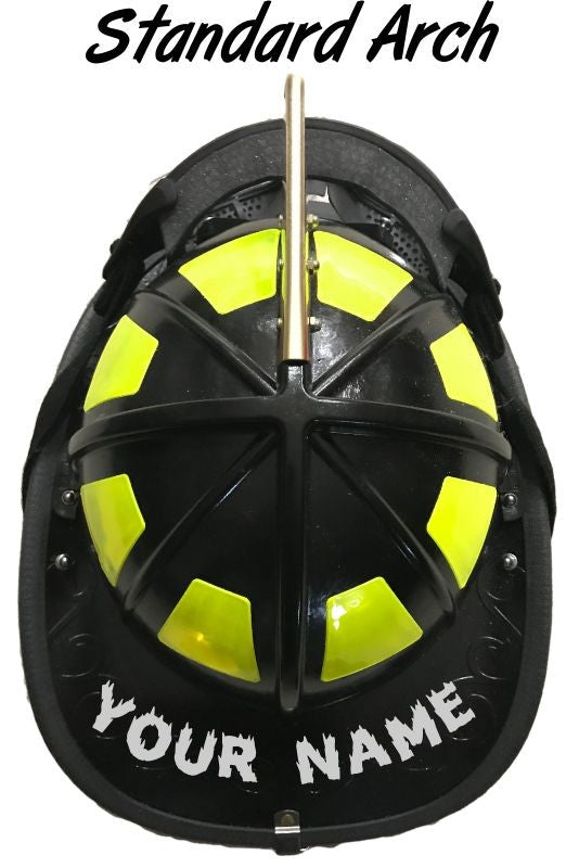 Firefighter Helmet Decal Vinyl Helmet Name Firestarter Font Helmet Name Decal