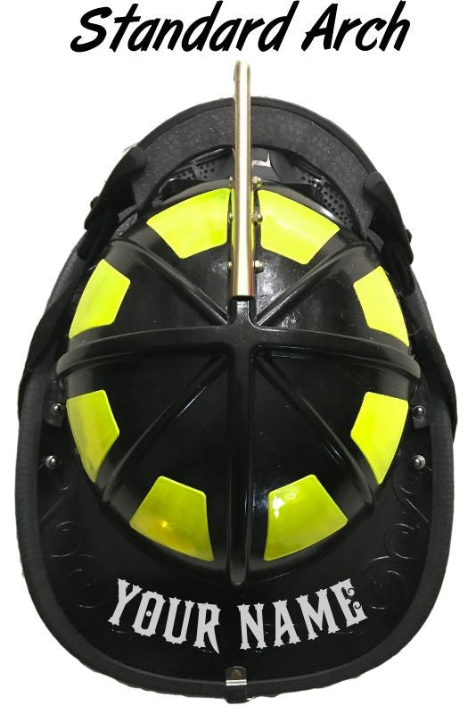 Firefighter Helmet Decal Vinyl Helmet Name LHF Firehouse Font Helmet Name Decal