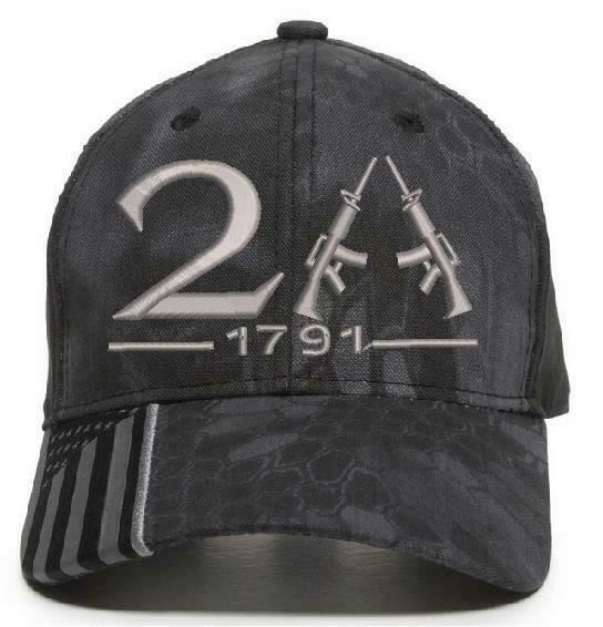 2nd Amendment 1791 AR-15 Style Embroidered Hat - Various color choices