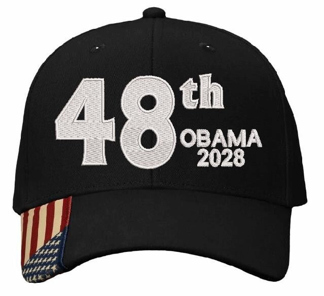 Obama 2028 Hat - Adjustable 48th President of the United States Embroidered Hat