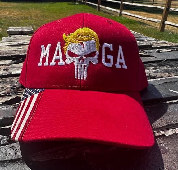 Trump 2024 Hat Punisher MAGA Embroidered Flex Fit or Adjustable Hat MAGA Trump