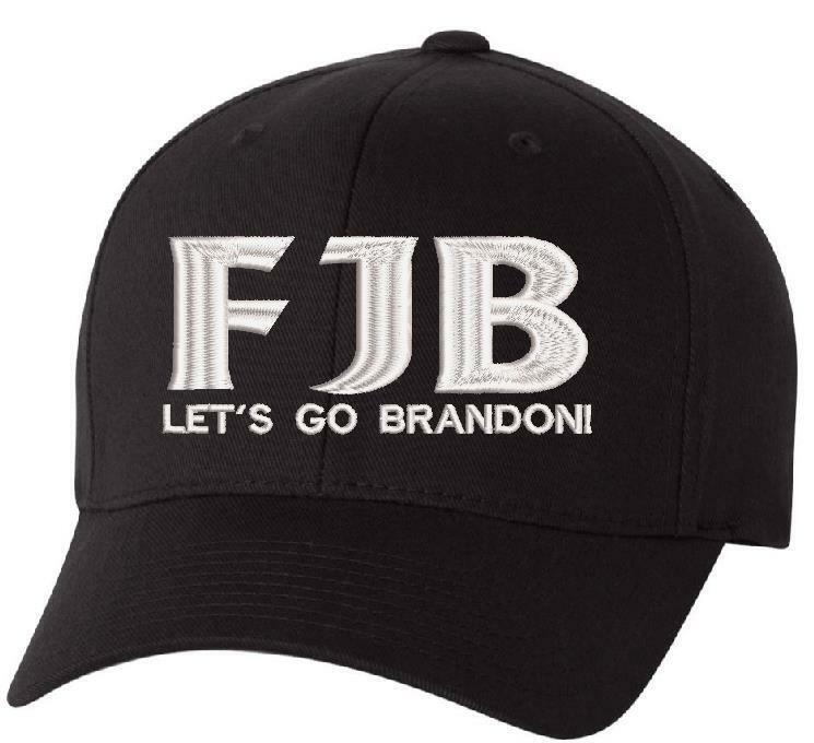 FJB Hat Joe Biden Let's Go Brandon FJB Embroidered Flex Fit Hat Var. Colors