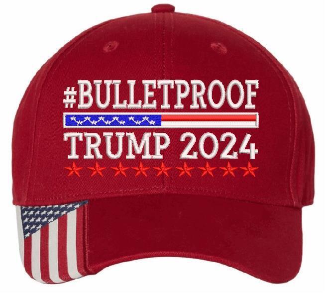 Trump Bulletproof Trump 2024 Hat Flex fit or Adjustable Hat - MAGA Save America