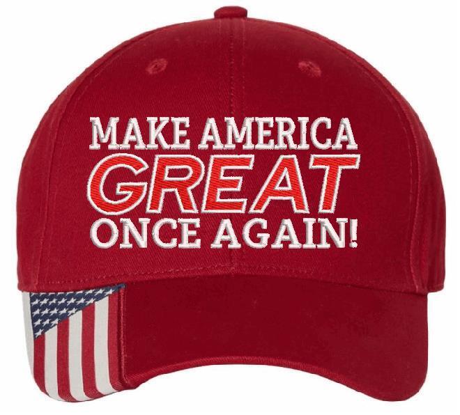 Make America Great ONCE AGAIN Trump 2024 Trump Van Embroidered Adjustable Hat