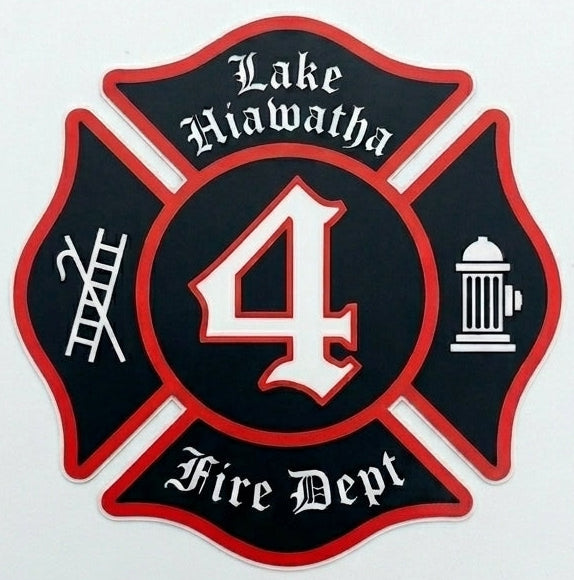 Lake Hiawatha Fire Department Window/Hardhat Decal