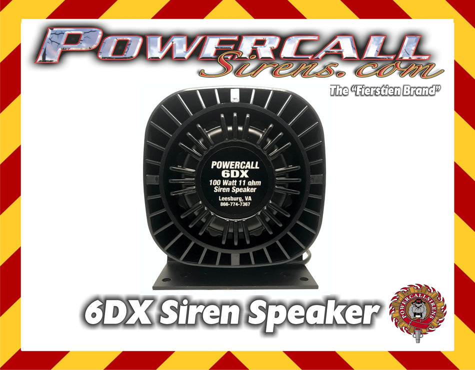 Powercall 6DX 100 Watt Siren Speaker (IN STOCK)