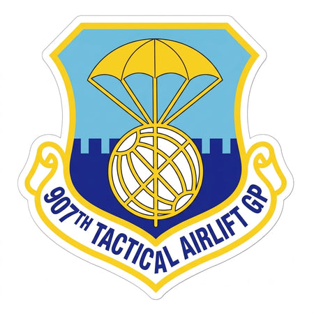 907th Tactial Airlift Customer Decal or Magnet economy non-reflective decal