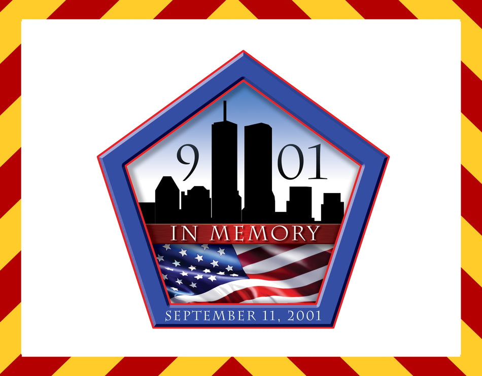 Window Decal - 9111 Pentagon Memorial Decal