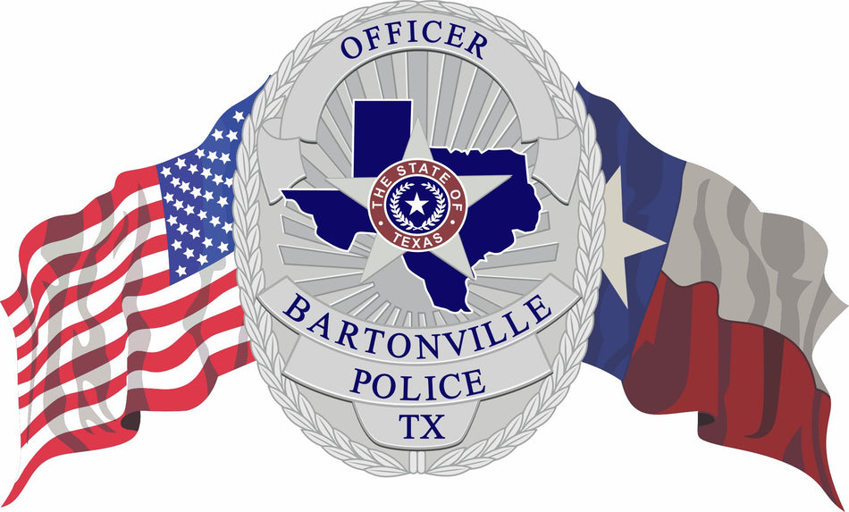 Bartonville Police Texas Customer Decal