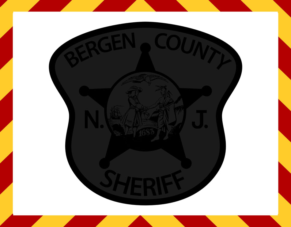 Bergen County Sheriff Blackout Decal