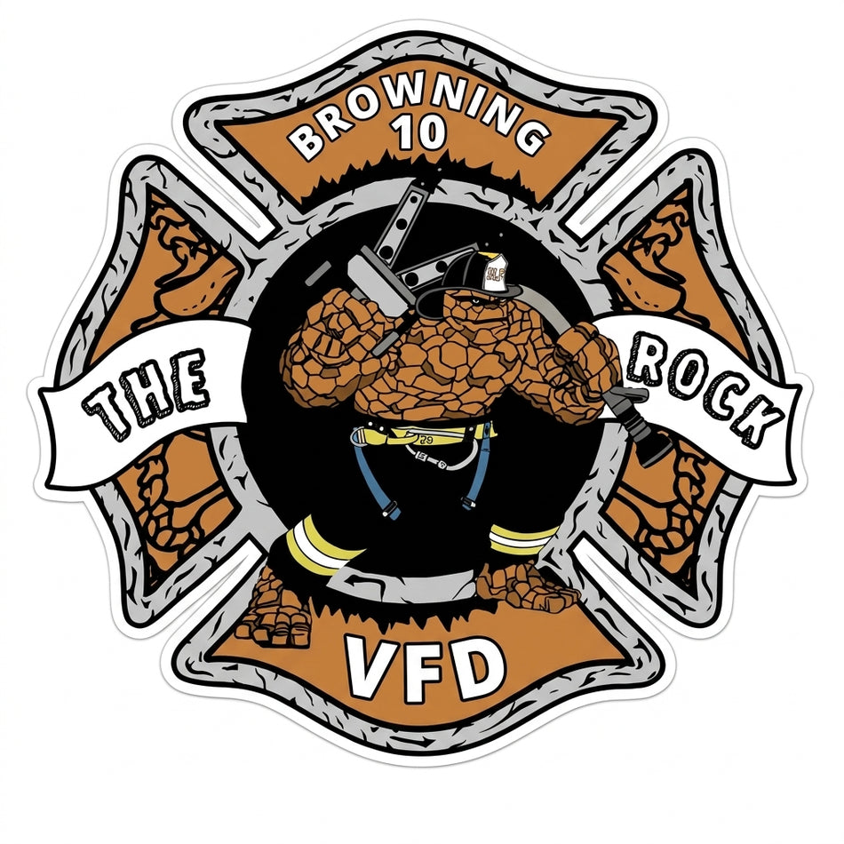 Browning VFD Station 10 Window/Helmet Decal or MAGNET