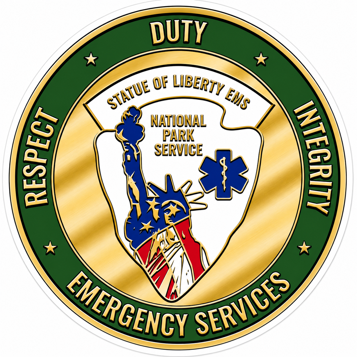 Status of Liberty EMS Customer Decal or Magnet economy non-reflective decal