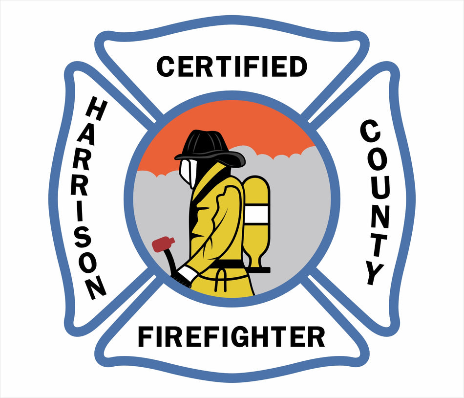 Harrison County Firefighter Customer Decal