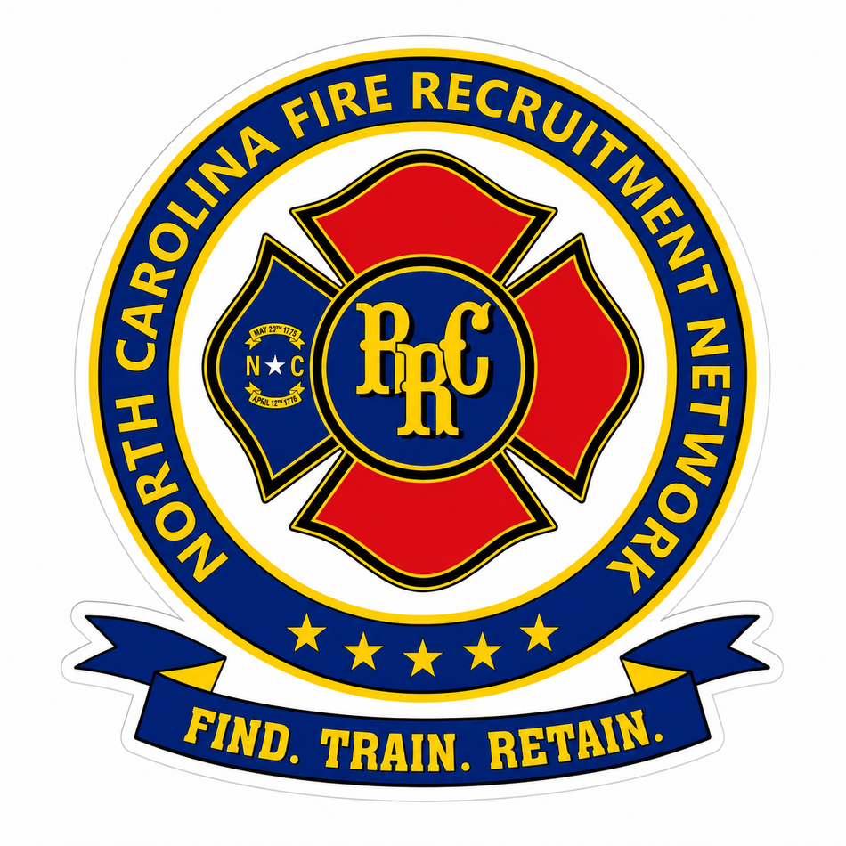North Carolina Fire Recruitment Customer Decal or Magnet (sqd.1)