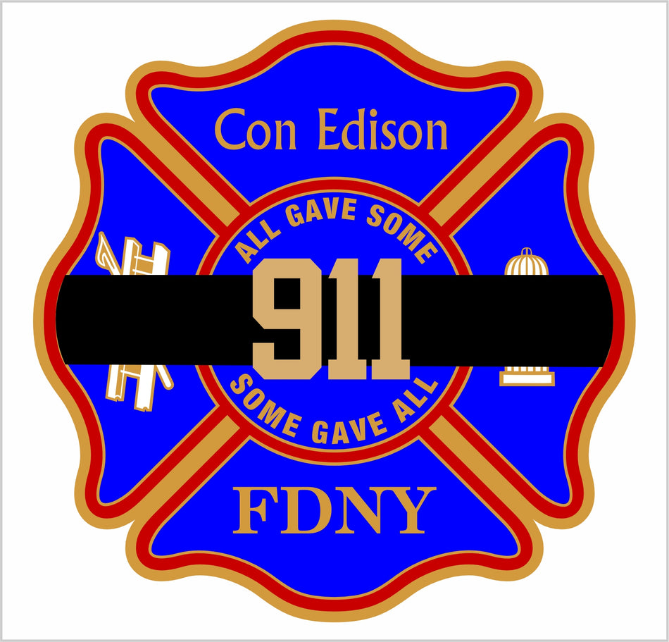 Con Edison 911 Maltese Customer Decal