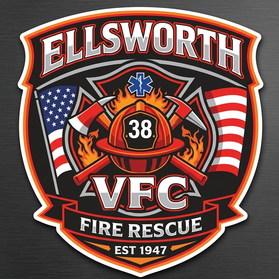 Ellsworth VFC 38 Version 4 Window/Helmet Decal or MAGNET