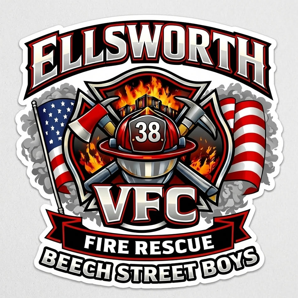 Ellsworth VFC 38 Version 6 Window/Helmet Decal or MAGNET