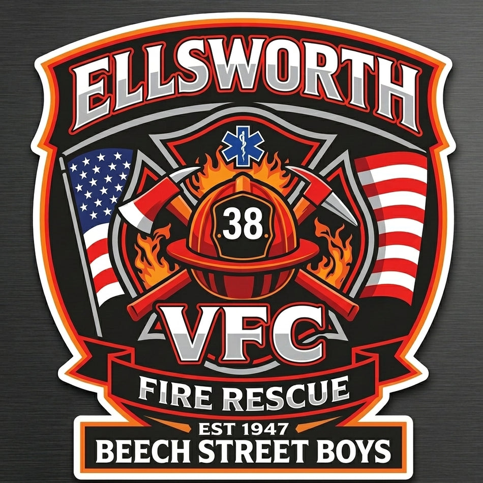 Ellsworth VFC 38 Version 3 Window/Helmet Decal or MAGNET