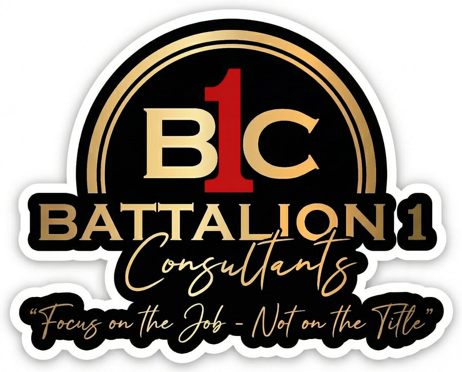 Battalion 1 Consultants Window or Helmet Decal Powercall