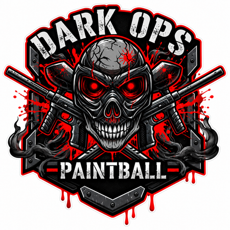 Dark Ops Paintball ECONOMY Customer Decal Economy Bulk Decals (sqd.1)