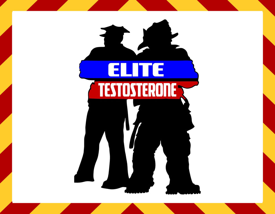 Elite Testosterone Fire/Police Customer Decal