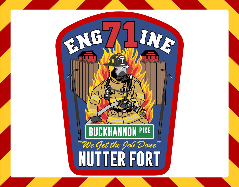 Nutter Fort Engine 71 Customer Decal