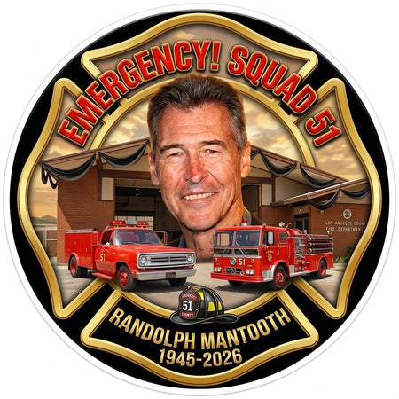 Emergency Squad 51 Mantooth Version 5 Customer Decal or Magnet economy non-reflective decal